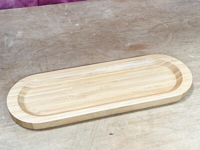 VINTAGE HOLZ SERVIERSCHALE SCHÜSSEL DER MARKE PAMPERED CHEF