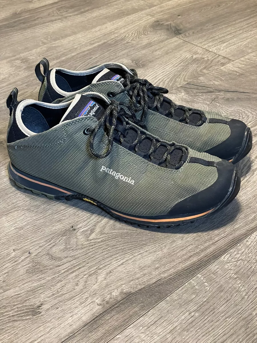 Patagonia Performance Footwear Lace Up Hiking Shoe Thrasher Marsh Green Size 12