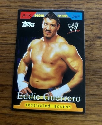 2006 Topps WWE Insider Restricted Access Game Cards Eddie Guerrero