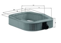 Luftfilter Knecht LX 990 Filtereinsatz FüR Mercedes W124 C124 SL A124 S124 R129