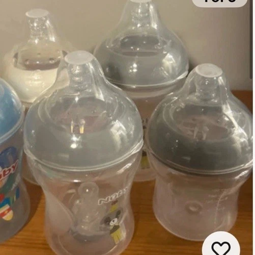 Nuby 3 Bottles Grey