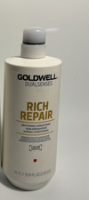 2x Goldwell Dualsenses Rich Repair Conditioner, 1000ml - Twin Pack