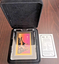 Telefonkarte 6 $ USA Serie "Marlene Dietrich", 1 g Gold, Limitiert, Zertifikat-