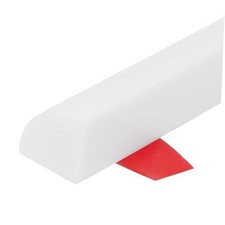 Flexible Quarter Round Molding Silicone Peel and Stick Trim 197 Inch White