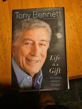 Livre cadeau dédicacé Tony Bennett Life is a Gift 1ère édition CERTIFIÉ JSA