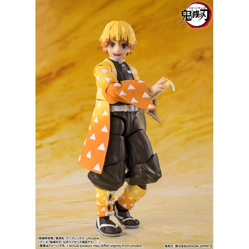 Modellino Bandai S.H.Figuarts Demon Slayer SHF Zenitsu Agatsuma in magazzino - Foto 6 di 7
