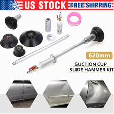 Air Pneumatic Dent Puller Car Auto Body Repair Suction Cup Slide Tool Hammer Kit