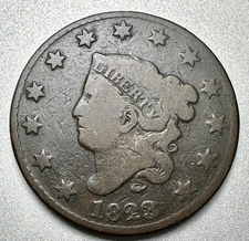 1823/2  LARGE CENT   NICE DETAIL    KEY DATE   #9831