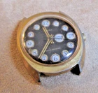 Vintage Timex Mechanical Day Date Watch - Marlin Telephone Dial RUNNING! *Read*