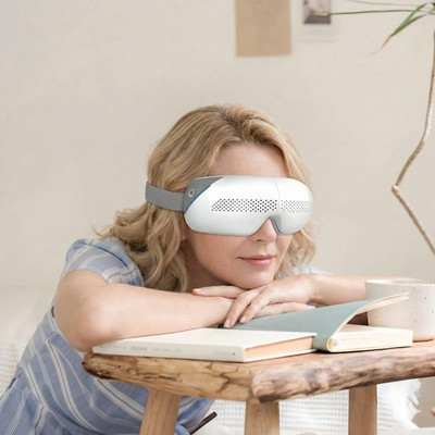 Smart Eye Massager with Heat Bluetooth Music Visualized Nice Gift Box PainRelief