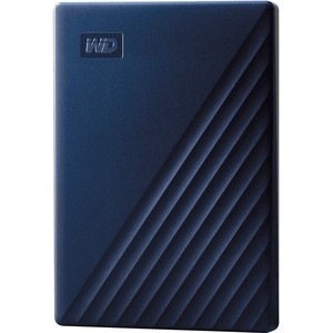 WD My Passport for Mac 4TB Portable Hard Drive Midnight Blue