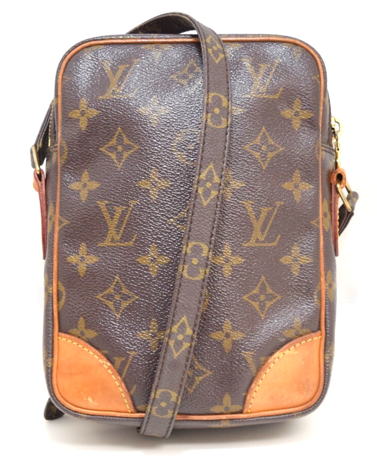 Auth Louis Vuitton Danube Crossbody Bag Monogram Canvas M45266 LV