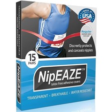 NipEaze - The Original Sports Nipple Covers - Regular - 15 Paar, Nude 