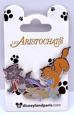 Disneyland Paris Exclusive Aristocats Pin 2022 Toulouse Berlioz Playing w/Paint
