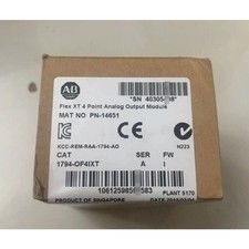New Allen Bradley 1794-OF4IXT Flex XT 4-Point Analog Output Module US Free Tax