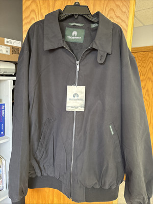 Weatherproof mens black fall jacket XL