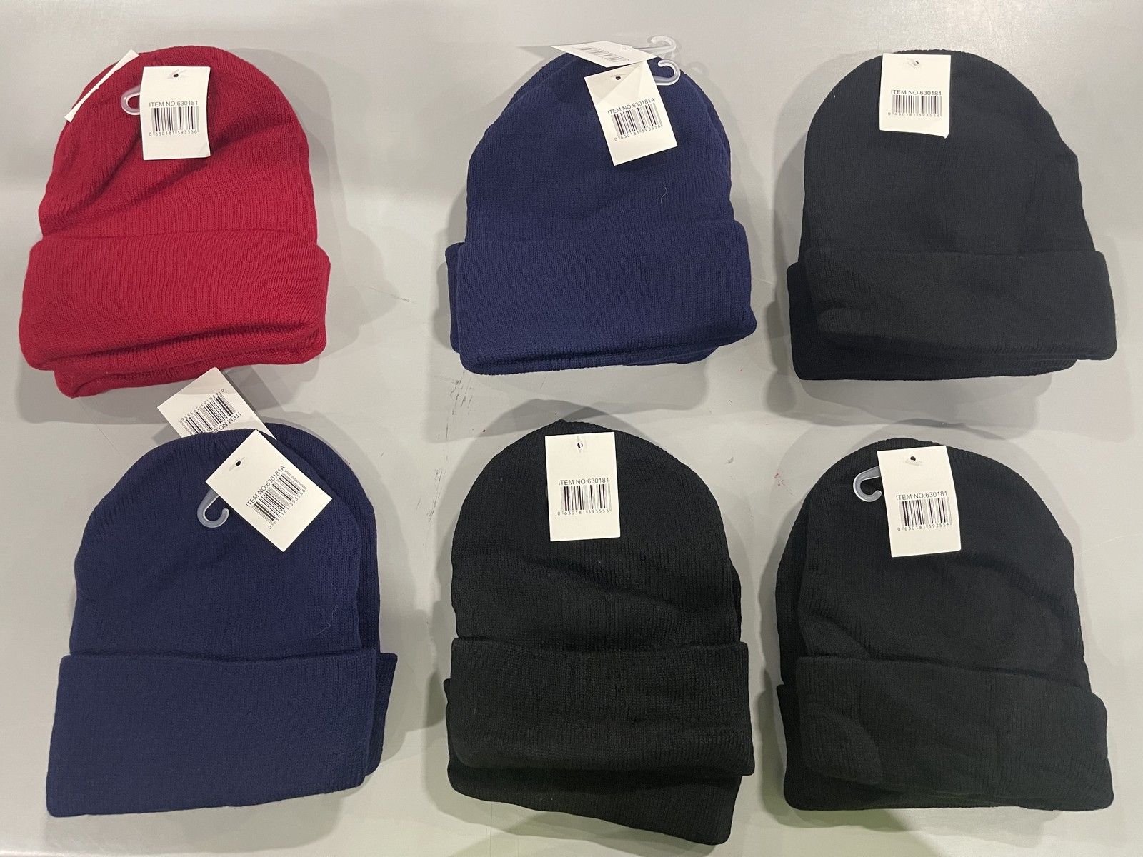 УНИВЕРСАЛЬНАЯ ШАПОЧКА 6ШТ - КРАСНАЯСИНЯЯЧЕРНАЯ 7190₽