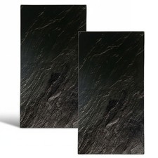 2´er Set Glas Herdabdeckplatten Multi-Platte 52x30cm Schneidebrett Schneidebrett