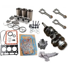 D1503 Engine Overhaul Rebuild Kit Crankshaft Water & Oil Pump For Kubota Tractor