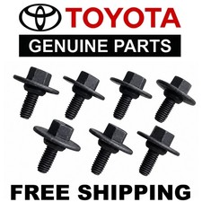 2011 Toyota Land Cruiser Front Bumper Lower Cover Splash Shield Bolts 7x Oem