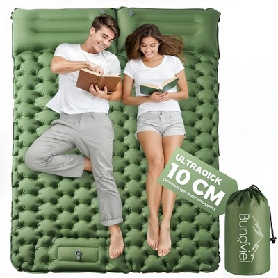 MARKENLOS Camping Isomatte selbstaufblasend Luftmatratze Outdoor Campingmatte Matratze