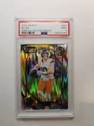 2024 Panini Select - Club Level Bo Nix #221 Black & Green Shock Prizm RC PSA 9