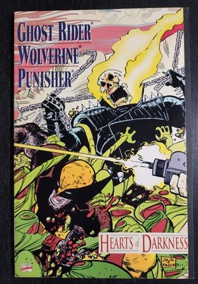 GHOST RIDER WOLVERINE PUNISHER Hearts of Darkness Prestige Format 1991 MARVEL VF