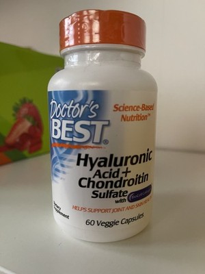 Doctor's Best Hyaluronic Acid Chondroitin Sulfate w/ BioCell Collagen 60ea MAR26