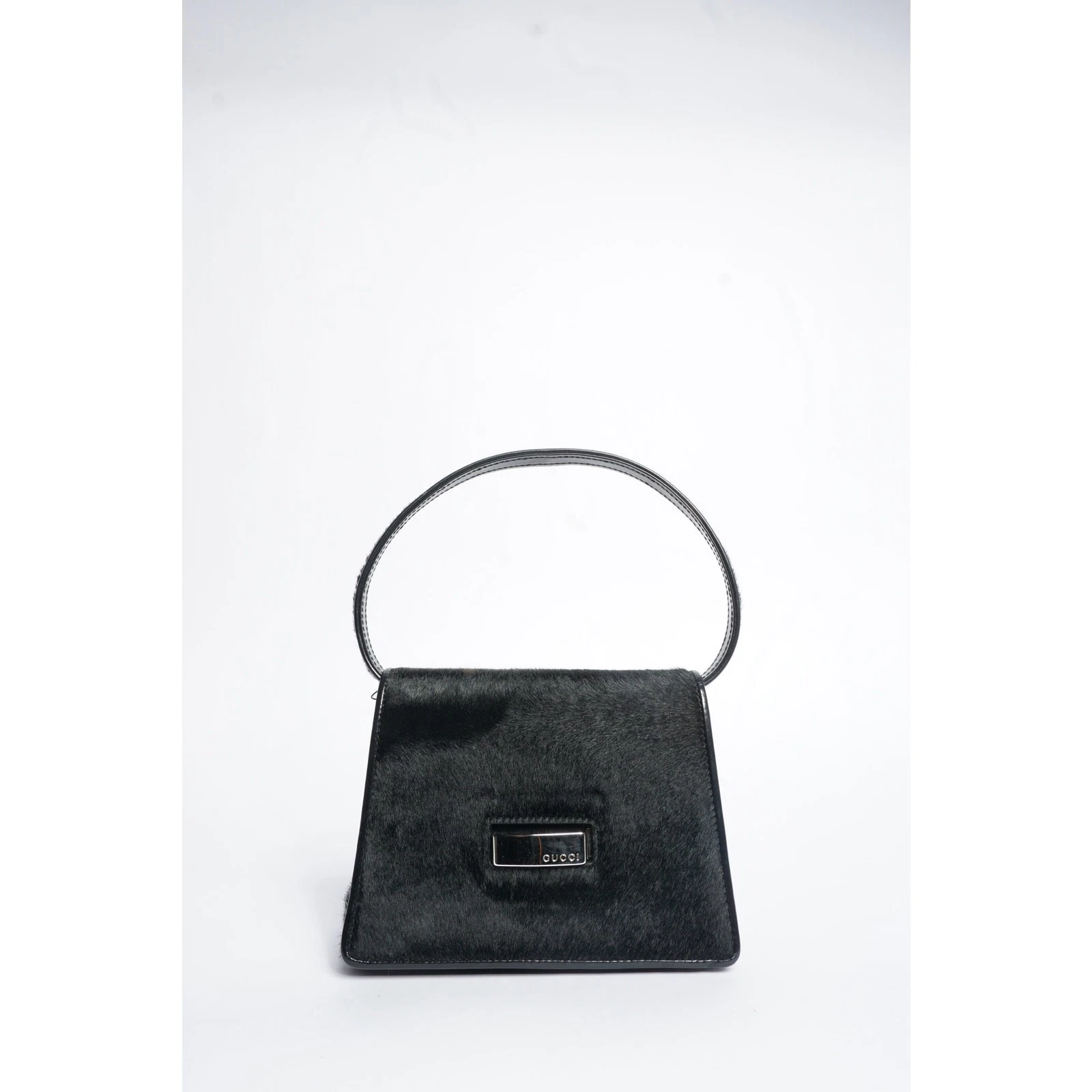 Sac bandoulière Gucci noir cheveux de poney