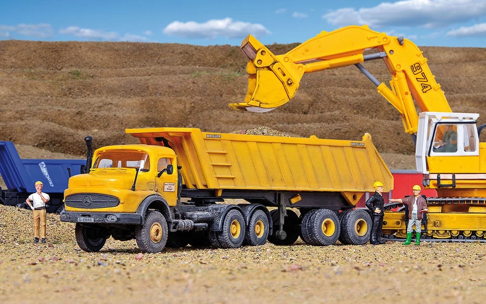 Kibri 14025 MB Rundhauber Con Rimorchio MEILLER, Kit, H0 - Immagine 4 di 4