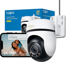 Tapo C530WS Pan/Tilt Outdoor Security Camera, 3K 5MP Wifi Outdoor Camera, 360° V