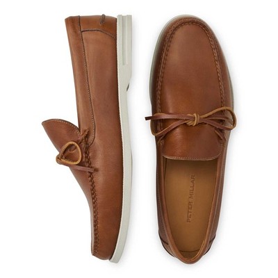 PETER MILLAR MEN\'S EXCURSIONIST BOAT SHOES Excursionist Leather Boat Shoe – On Sale Now with Up to 45  main image 3