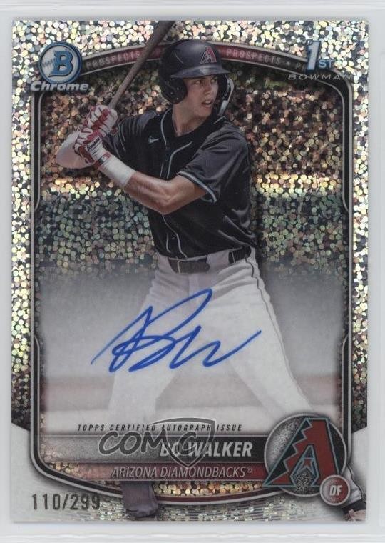 2025 Bowman Chrome Prospect Speckle Refractor /299 Bo Walker #CPA-BWA Auto yl0