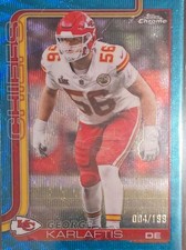 2025 Score George Karlaftis 004/199 Pack Fresh Condition