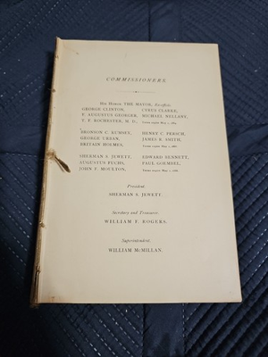 #ad 1883 92 Buffalo NY Public Park Report Olmsted Era City Planning Document... $329.95