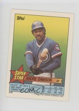1989 Super Star Sticker Back Cards Andre Dawson Jose Lind Lee Smith #48 HOF l5x