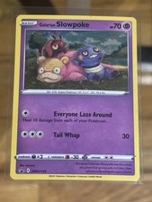Galarian Slowpoke SWSH126 Cosmos Holo Black Star Promo on eBay