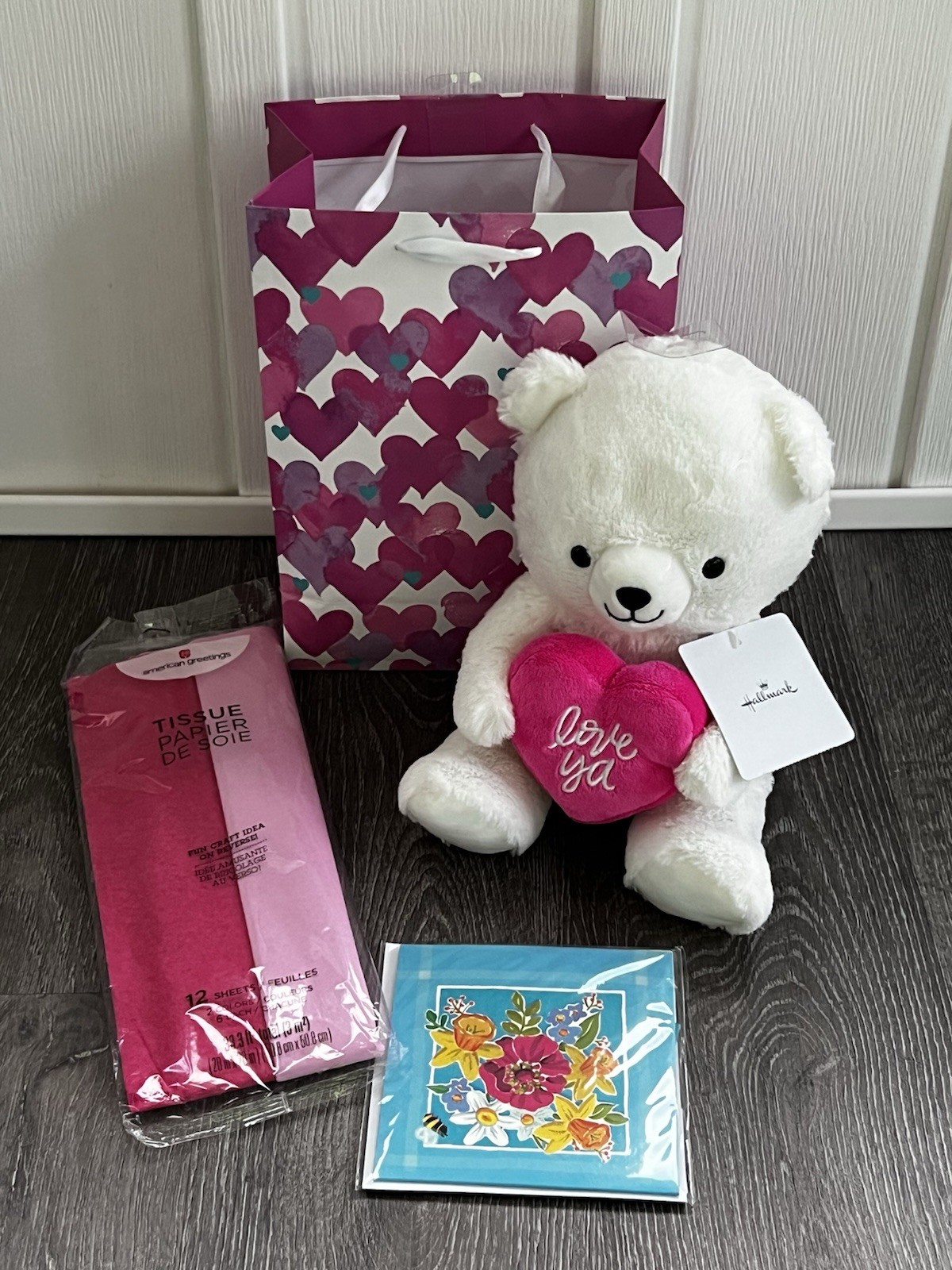 Love Ya Hallmark Teddy Bear Plush, Pop-up Card Mother’s Day Gift In Gift Bag