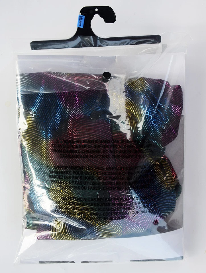 NUEVA Camisa Disco Años 70 Retro Metálica, Para Hombre Talla L/XL (hasta Talla 46) Multicolor Foto 3 de 4