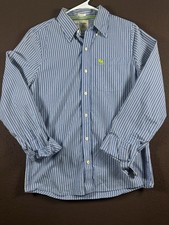 Abercrombie Fitch Mens Medium Muscle Fit NWT Blue Striped Long Sleeve Shirt