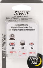 Steelie Universal Adhesive Replacement Kit - for Dash Mount and Phone Sockets