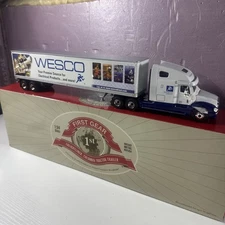 First Gear Wesco 50 3060 Freichtliner Columbia Tractor Trailer Semi Truck ￼