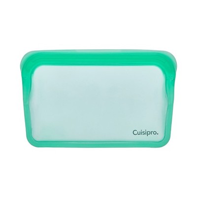 Cuisipro Pack-It Silicone Reusable Storage Bag, 400ml/13.5 oz, Green