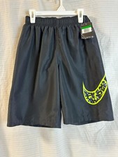Nike Big Boys Breaker 8" Volley Swim Trunks Black L