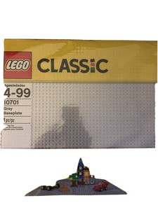 lego classic gray baseplate 10701