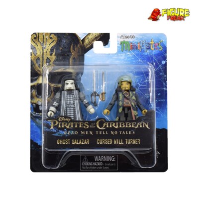 Pirates of the Caribbean Minimates Series 1 Ghost Salazar & Cursed Will Turner