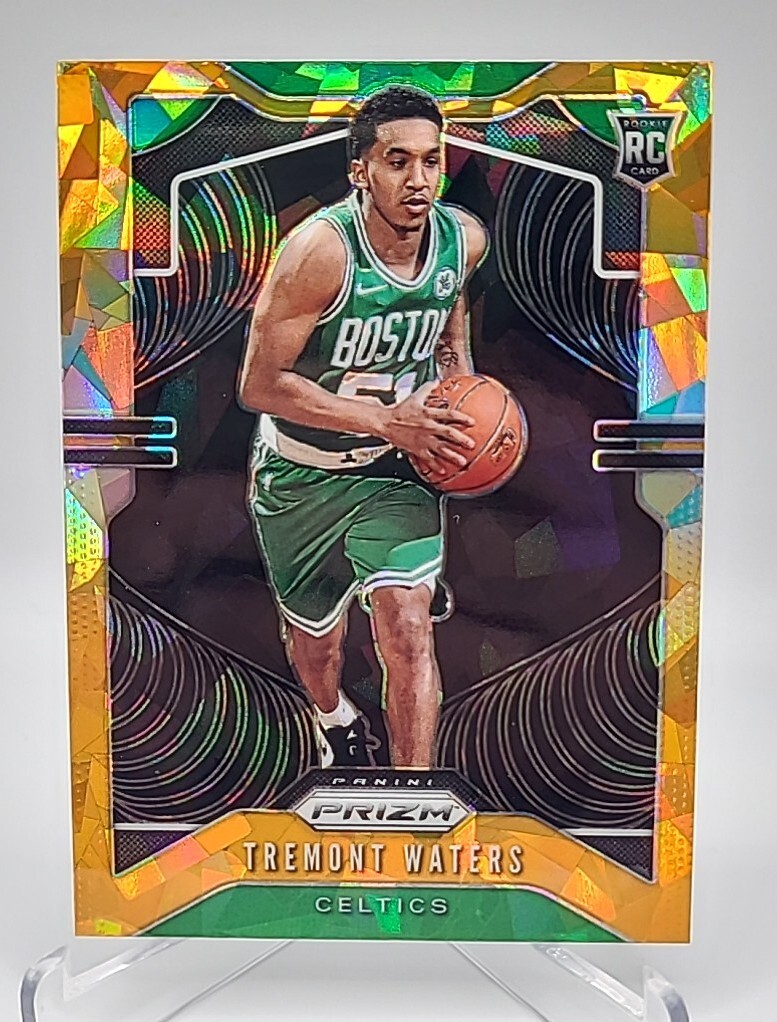 TREMONT WATERS 2019-20 PANINI PRIZM ORANGE ICE RC #286 CELTICS *MINT*