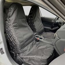 Waterproof Black High Back Front Car Seat Covers Organizer For Nissan Pathfinder