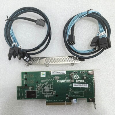 Inspur SAS 9300-8i LSI SAS3008 8-Port 12Gb PCIe IT Mode ZFS FreeNAS