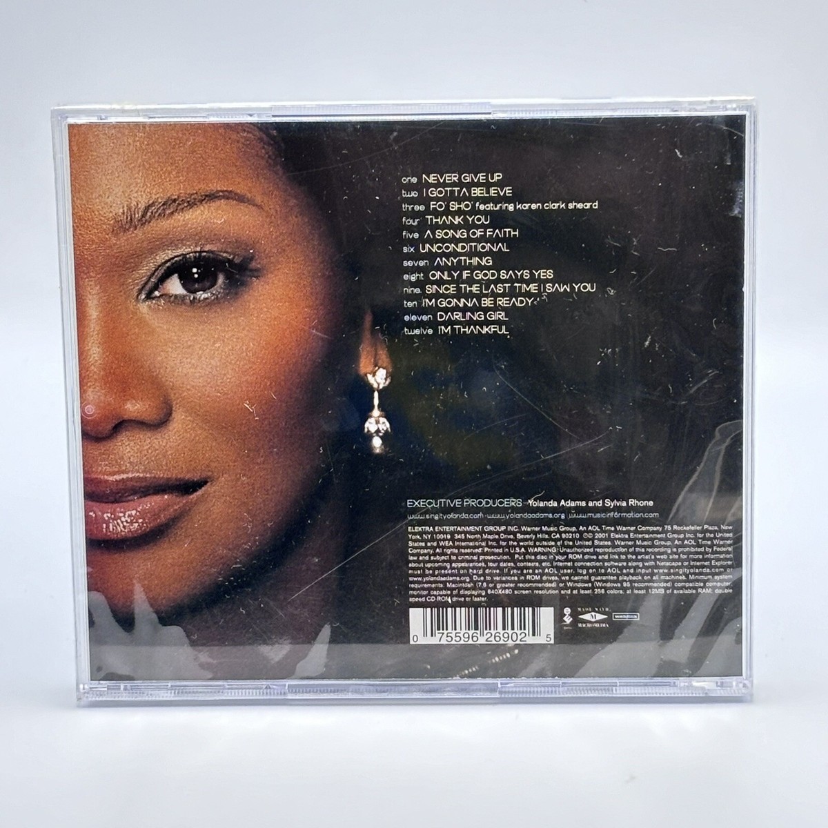 YOLANDA ADAMS Believe CD (2001, Elektra) 12 Trks w/ 